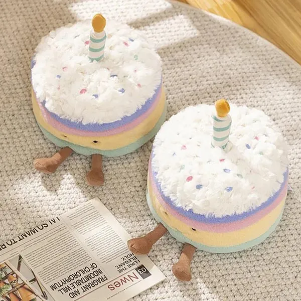 Búp Bê Bánh Cầu Vồng Bông Jelly Cat Soft Toy Amuseables Rainbow Birthday Cake Phối Màu - Đồ chơi mô hình - Vua Hàng Hiệu