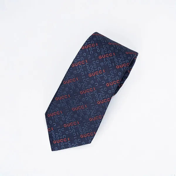 Cà Vạt Nam Gucci 792466 4E009 4274 Màu Xanh Navy - Thời trang - Vua Hàng Hiệu