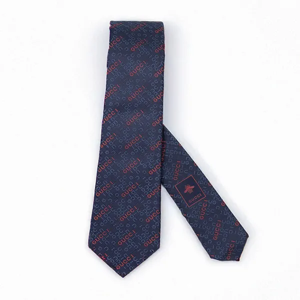 Cà Vạt Nam Gucci 792466 4E009 4274 Màu Xanh Navy - Thời trang - Vua Hàng Hiệu