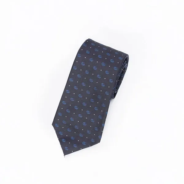 Cà Vạt Nam Gucci Navy With Logo 699659 4E002 Màu Xanh Navy - Thời trang - Vua Hàng Hiệu