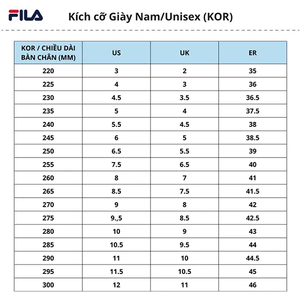 Giày Thể Thao Unisex Fila Fieldgage Light 1RM02356F-001 Màu Đen Size 5.5 US