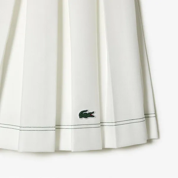 Chân Váy Nữ Lacoste Women's Color Stitch Point Pleated Skirt JF6414 53G 70V Màu Trắng Size 34 - Thời trang - Vua Hàng Hiệu