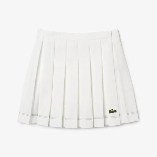 Chân Váy Nữ Lacoste Women's Color Stitch Point Pleated Skirt JF6414 53G 70V Màu Trắng Size 34 - Thời trang - Vua Hàng Hiệu