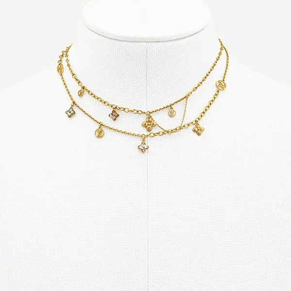 Dây Chuyền Nữ Louis Vuitton LV Blooming Necklace Gold Hardware Màu Vàng Gold - Trang sức - Vua Hàng Hiệu