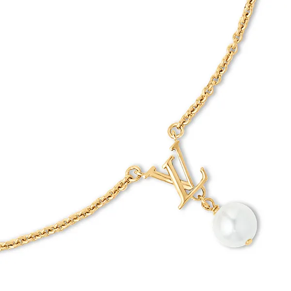 Dây Chuyền Nữ Louis Vuitton LV Iconic Louisa Necklacev M01623 Màu Vàng