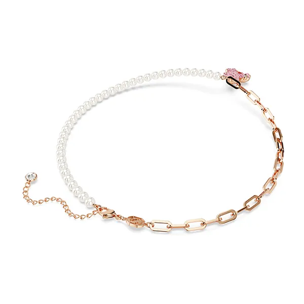 Dây Chuyền Nữ Swarovski Teddy Pendant Crystal Pearl, Bear, Pink, Rose Gold-Tone Plated 5669166 Màu Hồng - Trang sức - Vua Hàng Hiệu