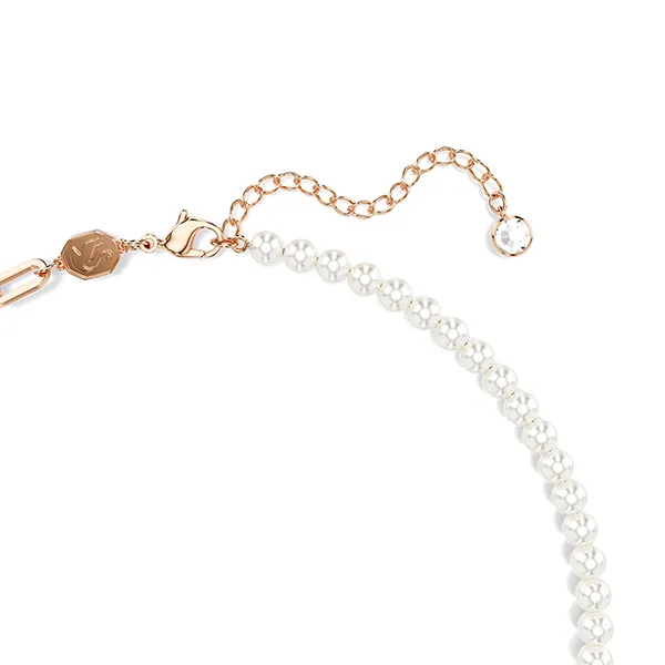Dây Chuyền Nữ Swarovski Teddy Pendant Crystal Pearl, Bear, Pink, Rose Gold-Tone Plated 5669166 Màu Hồng - Trang sức - Vua Hàng Hiệu