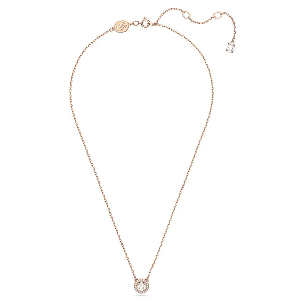 Dây Chuyền Swarovski Constella Pendant Round Cut, Pavé, White, Rose Gold-Tone Plated 5636272 Màu Vàng Hồng - Trang sức - Vua Hàng Hiệu