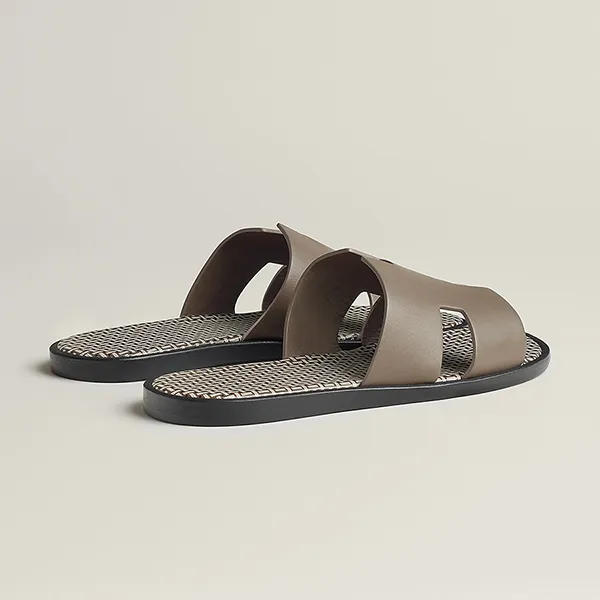 Dép Hermès Izmir Étoupe H241869ZHX3455 Màu Nâu Size 40 - Dép - Vua Hàng Hiệu