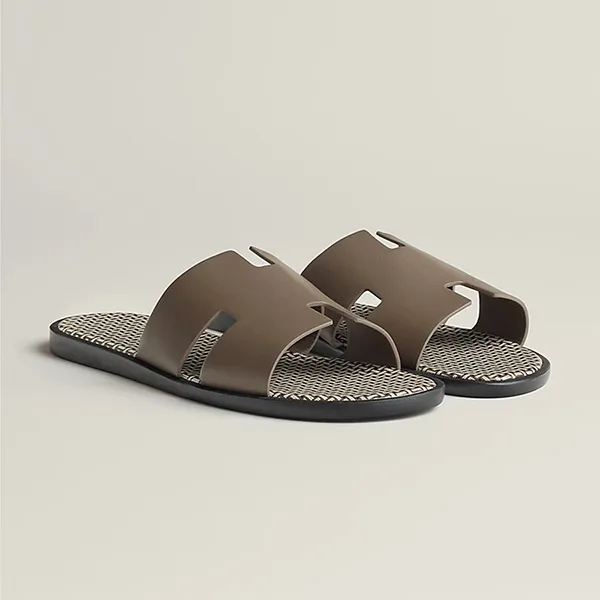 Dép Hermès Izmir Étoupe H241869ZHX3455 Màu Nâu Size 40 - Dép - Vua Hàng Hiệu