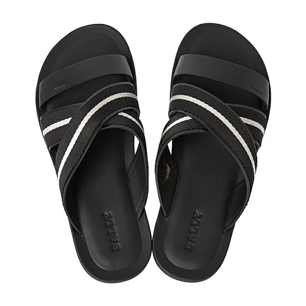 Dép Nam Bally Men's Sandals SASHA O 00 Màu Đen Size 39