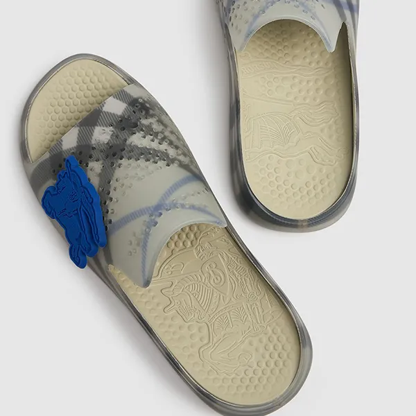 Dép Nam Burberry MF Stingray Clogs Màu Xám Size 41 - Dép - Vua Hàng Hiệu