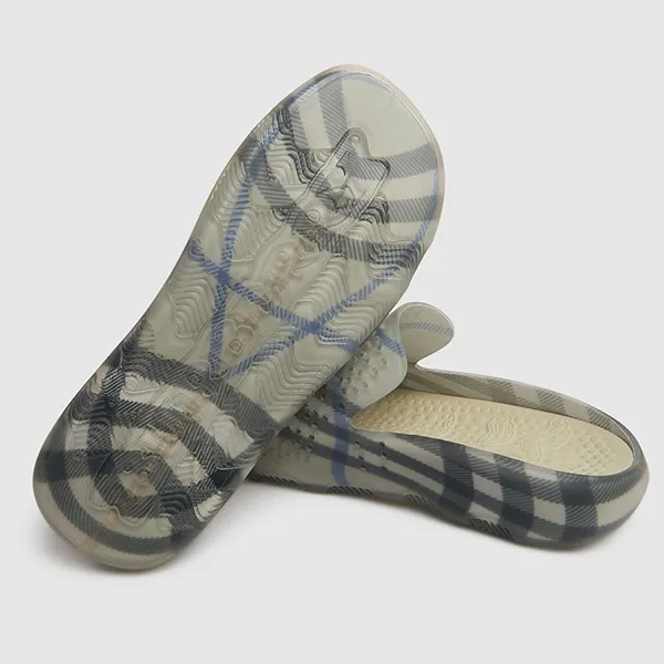 Dép Nam Burberry MF Stingray Clogs Màu Xám Size 41 - Dép - Vua Hàng Hiệu