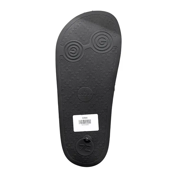 Dép Nam Gucci Microguccissima ‘Black’ 567115-BMJ00-1000 Màu Đen Size 41 - Dép - Vua Hàng Hiệu