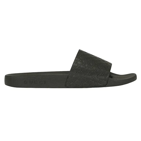 Dép Nam Gucci Microguccissima ‘Black’ 567115-BMJ00-1000 Màu Đen Size 41 - Dép - Vua Hàng Hiệu