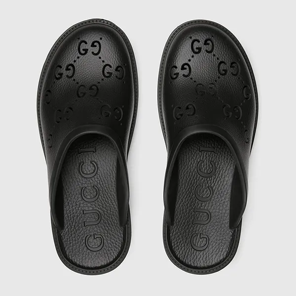 Dép Nam Gucci Slip On Sandal 655517 JFB00 1000 Màu Đen Size 5 - Dép - Vua Hàng Hiệu