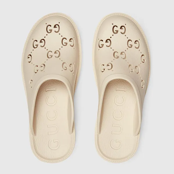 Dép Nam Gucci Slip On Sandal 655517 JFB00 9022 Màu Trắng Kem Size 6 - Thời trang - Vua Hàng Hiệu
