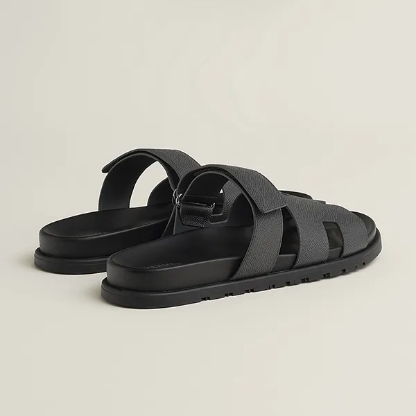 Dép Nam Hermès Chypre Sandal Gris Orage H222857ZH6I410 Màu Xám Size 39 - Dép - Vua Hàng Hiệu