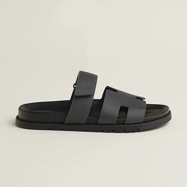 Dép Nam Hermès Chypre Sandal Gris Orage H222857ZH6I410 Màu Xám Size 39 - Dép - Vua Hàng Hiệu
