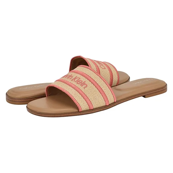 Dép Nữ Calvin Klein CK Kendell Sandal Màu Hồng Size 7.5 - Dép - Vua Hàng Hiệu