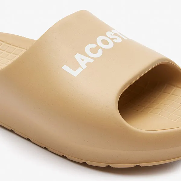 Dép Nữ Lacoste Serve Slide 2.0 124 1 CFA LT BRW/LT BRW 747CFA0020 CJ2 Màu Be Size 36 - Dép - Vua Hàng Hiệu