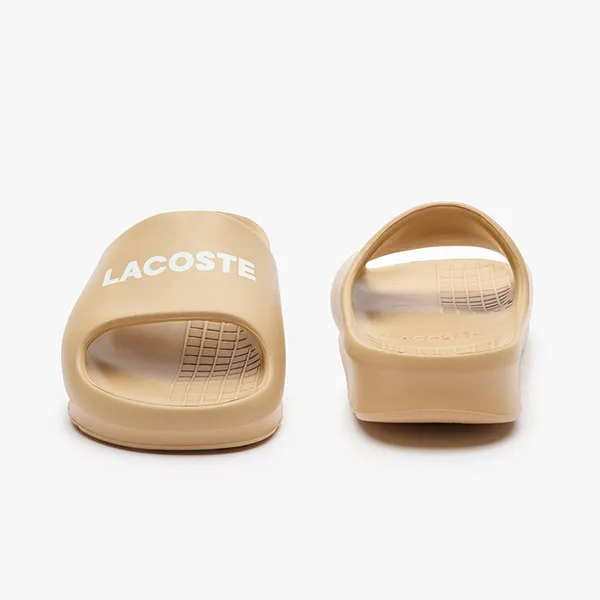 Dép Nữ Lacoste Serve Slide 2.0 124 1 CFA LT BRW/LT BRW 747CFA0020 CJ2 Màu Be Size 36 - Dép - Vua Hàng Hiệu