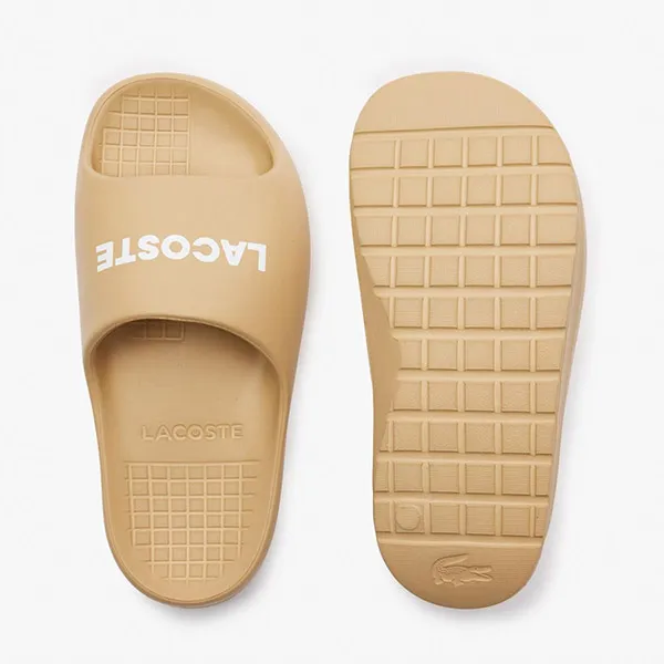Dép Nữ Lacoste Serve Slide 2.0 124 1 CFA LT BRW/LT BRW 747CFA0020 CJ2 Màu Be Size 36 - Dép - Vua Hàng Hiệu