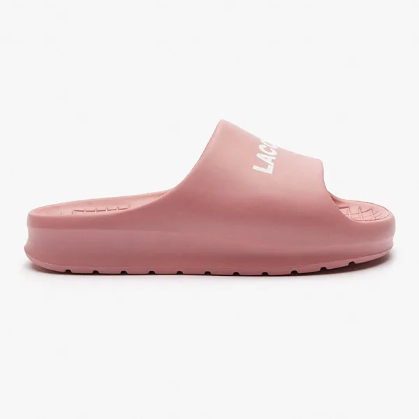 Dép Nữ Lacoste Serve Slide 2.0 124 1CFA PNK/WHT 747CFA0020 F50 Màu Hồng - Dép - Vua Hàng Hiệu