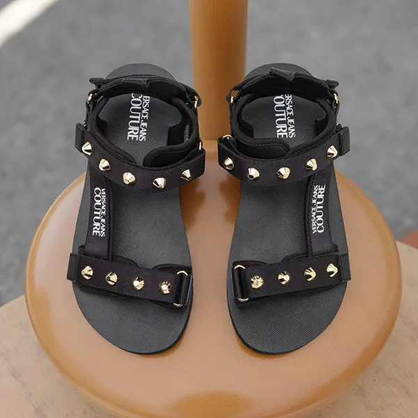 Dép Sandal Nam Versace Tán Đinh 78YA3S7C ZS636 G89 Màu Đen Size 42 - Dép - Vua Hàng Hiệu