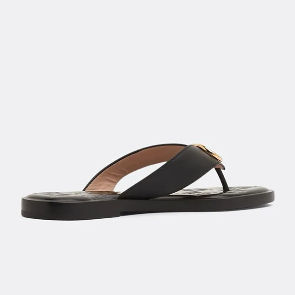 Dép Xỏ Ngón Nữ Gucci Interlocking G Thong Sandals 695207A3N001000 Màu Đen Size 35 - Dép - Vua Hàng Hiệu