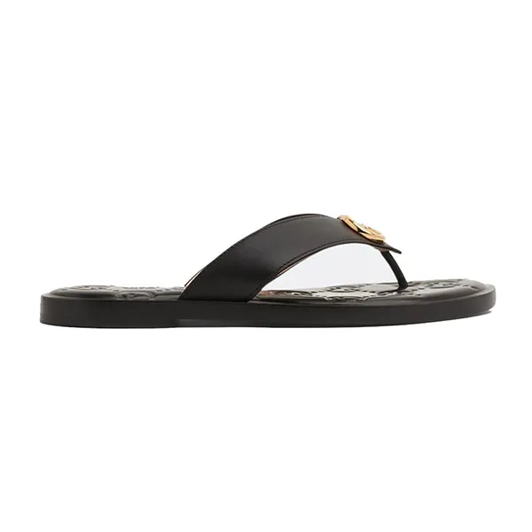 Dép Xỏ Ngón Nữ Gucci Interlocking G Thong Sandals 695207A3N001000 Màu Đen Size 35 - Dép - Vua Hàng Hiệu