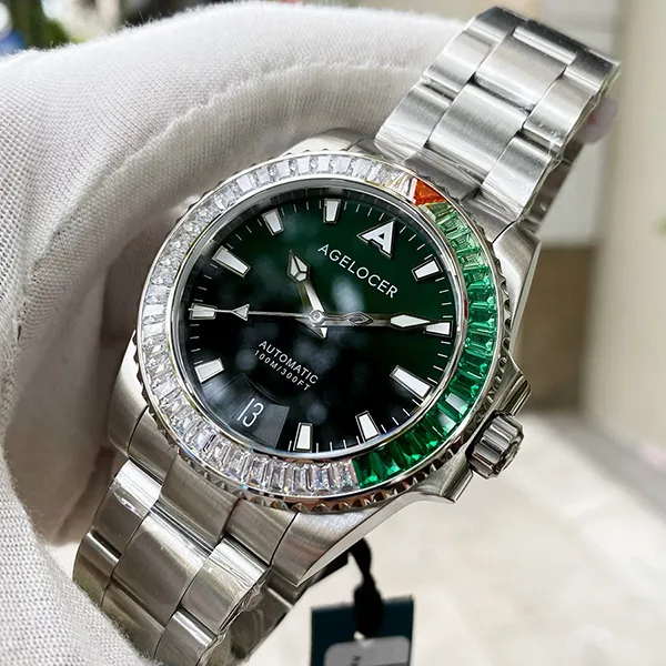 Đồng Hồ Nam Agelocer Baikal 2205E9 Màu Bạc Xanh - Đồng hồ - Vua Hàng Hiệu