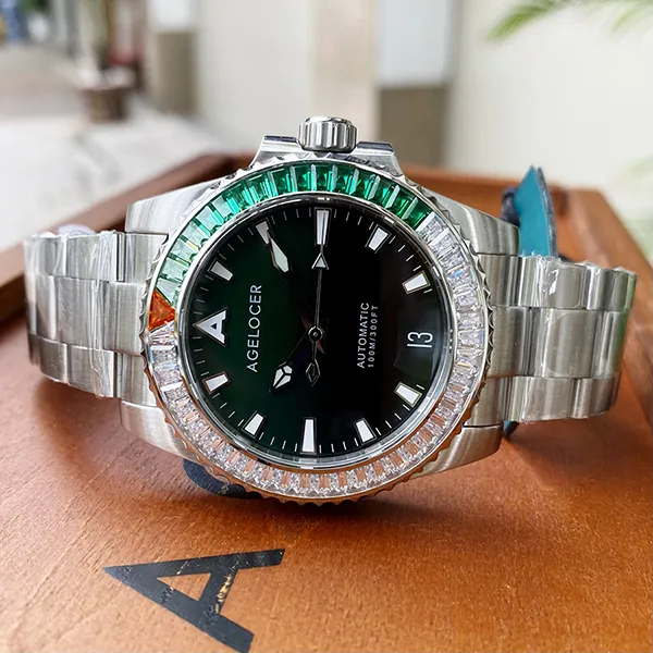 Đồng Hồ Nam Agelocer Baikal 2205E9 Màu Bạc Xanh - Đồng hồ - Vua Hàng Hiệu