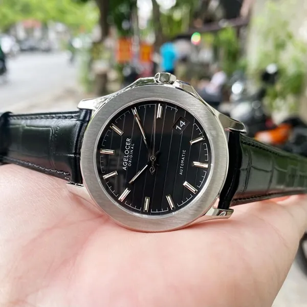 Đồng Hồ Nam Agelocer Baikal 6302A1 Màu Đen