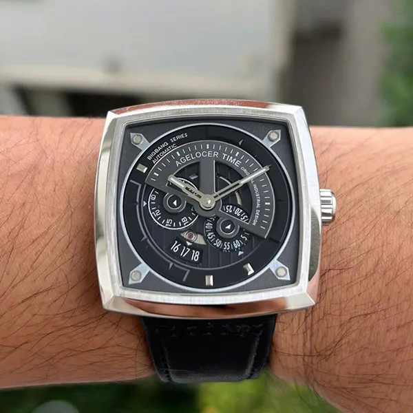 Đồng Hồ Nam Agelocer BigBang 5602A1 Màu Đen