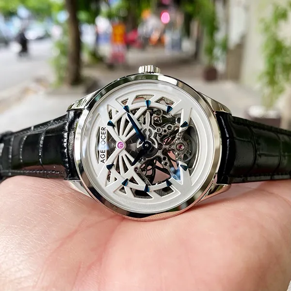 Đồng Hồ Nam Agelocer Schwarzwald Watch 6101A1 Màu Đen