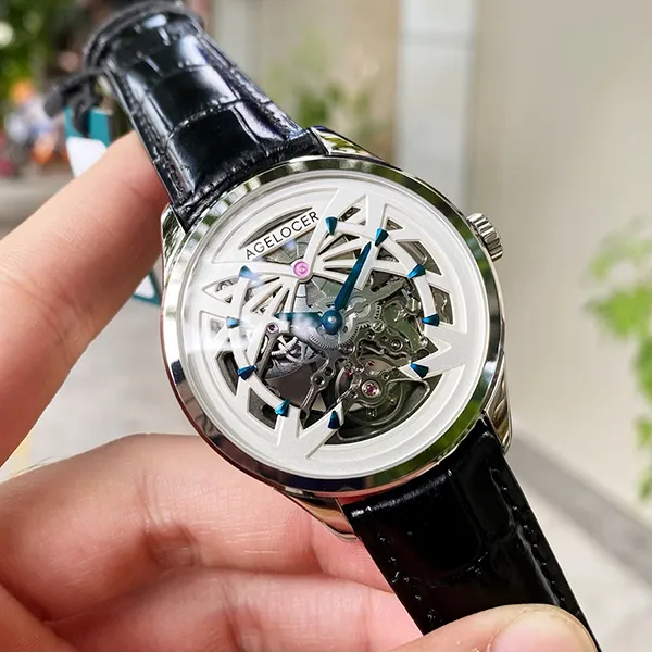 Đồng Hồ Nam Agelocer Schwarzwald Watch 6101A1 Màu Đen