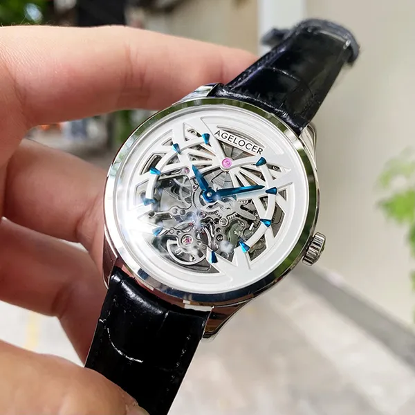 Đồng Hồ Nam Agelocer Schwarzwald Watch 6101A1 Màu Đen