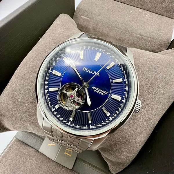 Đồng Hồ Nam Bulova Classic Watch 40mm 96A189 Màu Xanh Bạc - Đồng hồ - Vua Hàng Hiệu