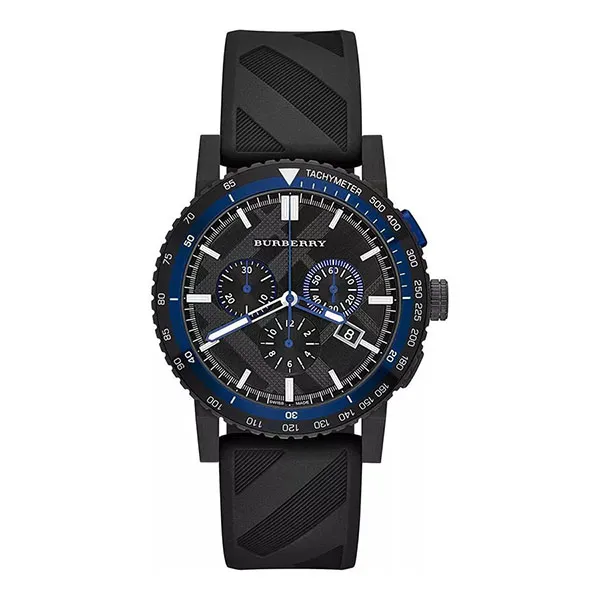 Đồng Hồ Nam Burberry The City Men's Swiss Chronograph Rubber 42mm BU9806 Màu Đen - Đồng hồ - Vua Hàng Hiệu