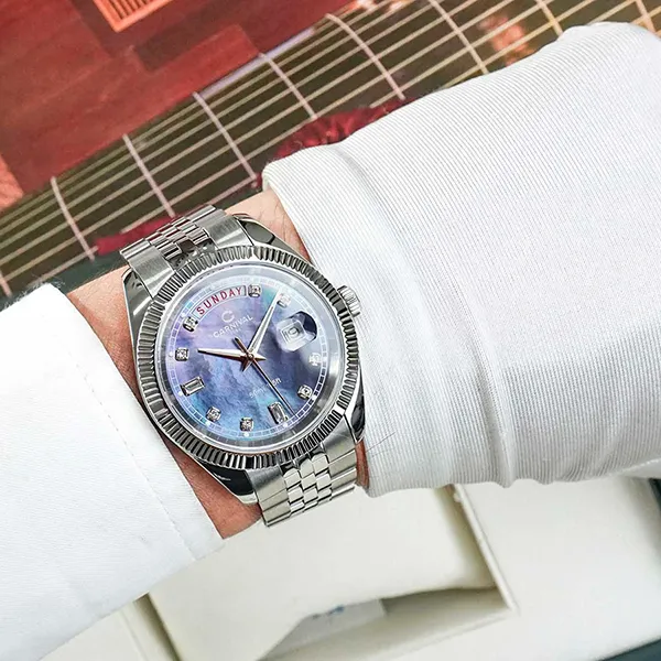 Đồng Hồ Nam Carnival 8190G-VT-DK Watch Màu Bạc - Đồng hồ - Vua Hàng Hiệu