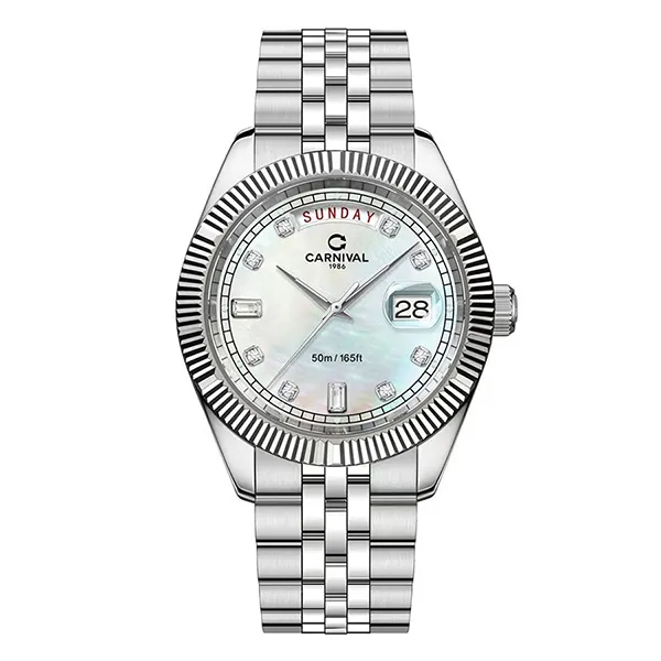 Đồng Hồ Nam Carnival 8190G-VT-TK Watch Màu Bạc - Đồng hồ - Vua Hàng Hiệu