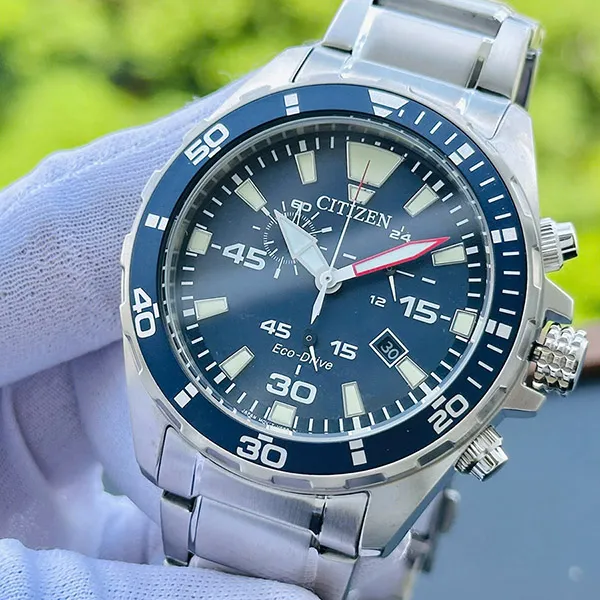 Đồng Hồ Nam Citizen AT2431-87L Eco Drive Men Watch Màu Xanh Bạc - Đồng hồ - Vua Hàng Hiệu