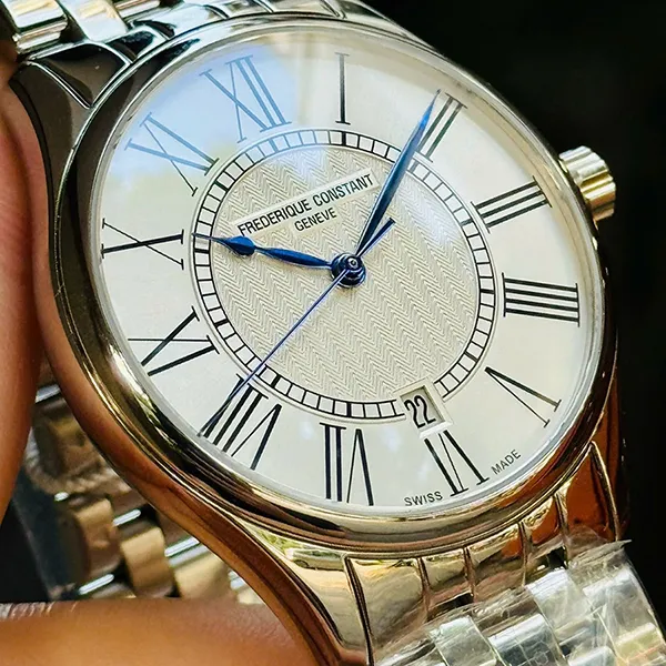 Đồng Hồ Nam Frederique Constant Automatic FC-303WRB5B6B Màu Bạc Trắng - Đồng hồ - Vua Hàng Hiệu