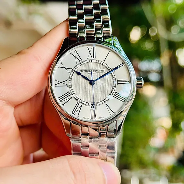Đồng Hồ Nam Frederique Constant Automatic FC-303WRB5B6B Màu Bạc Trắng - Đồng hồ - Vua Hàng Hiệu