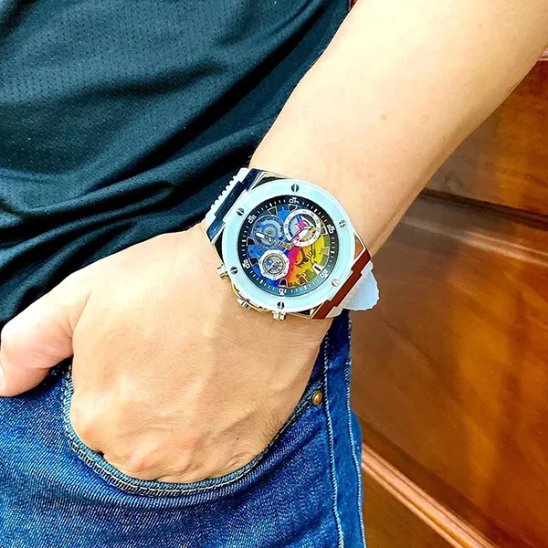 Đồng Hồ Nam Guess Quartz GW0425G4 Silver Tone Watch Màu Trắng Bạc - Đồng hồ - Vua Hàng Hiệu