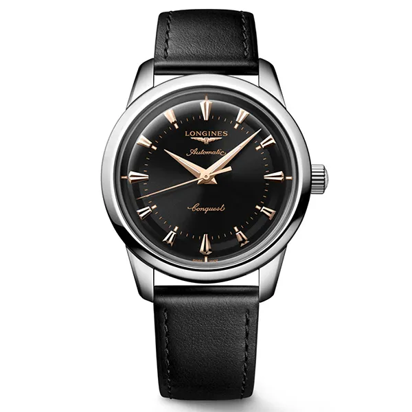 Đồng Hồ Nam Longines Conquest Heritage L1.650.4.52.2 L16504522 Màu Đen - Đồng hồ - Vua Hàng Hiệu