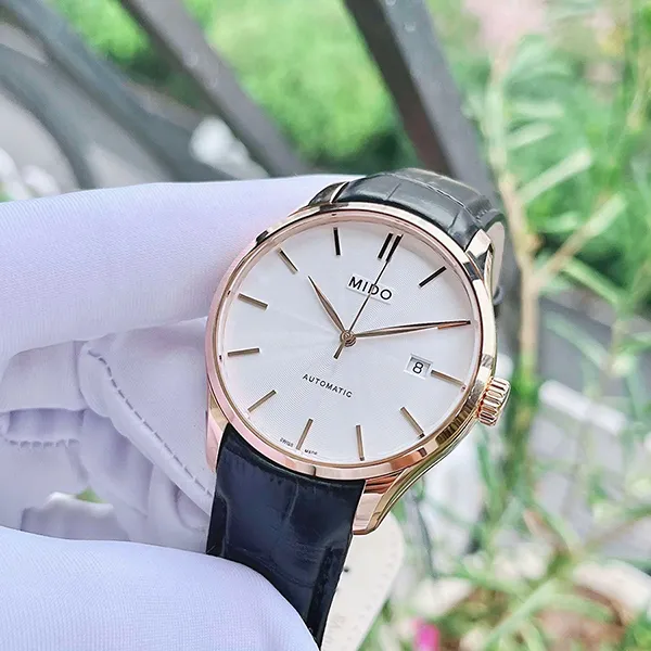 Đồng Hồ Nam Mido Automatic M024.407.36.031.00 Belluna Gent Màu Đen Trắng