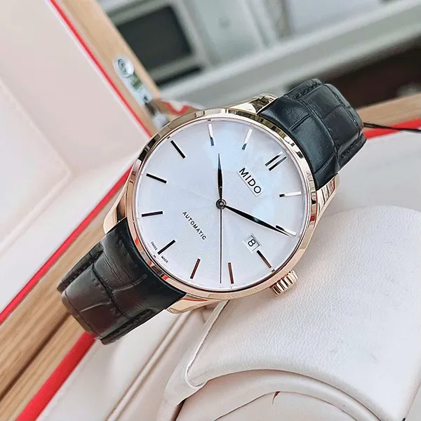 Đồng Hồ Nam Mido Automatic M024.407.36.031.00 Belluna Gent Màu Đen Trắng