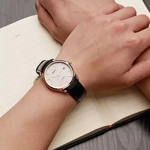 Đồng Hồ Nam Mido Automatic M024.407.36.031.00 Belluna Gent Màu Đen Trắng